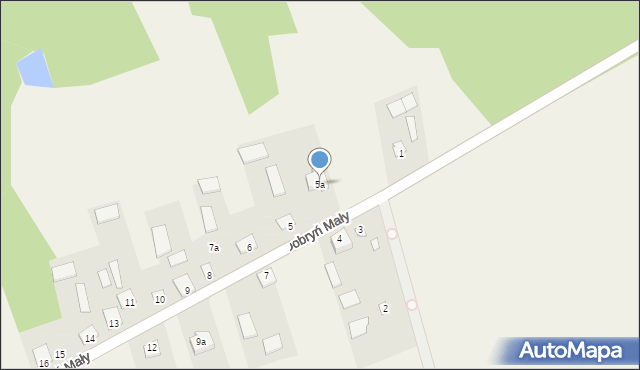 Dobryń Mały, Dobryń Mały, 5a, mapa Dobryń Mały