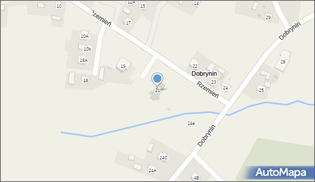 Dobrynin, Dobrynin, 21, mapa Dobrynin