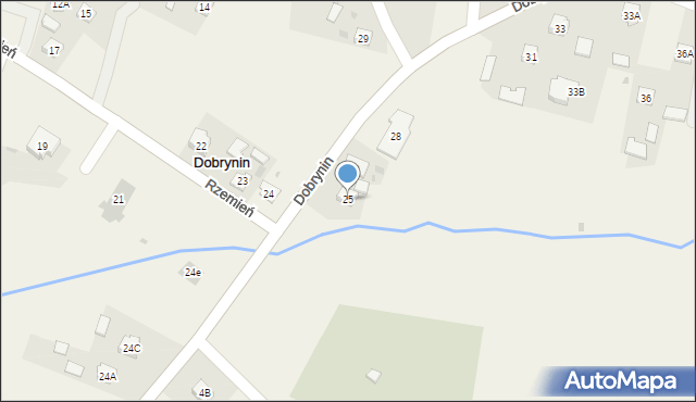 Dobrynin, Dobrynin, 25, mapa Dobrynin