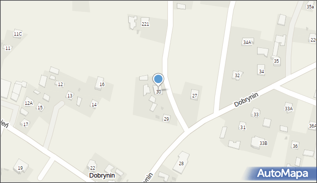 Dobrynin, Dobrynin, 30, mapa Dobrynin