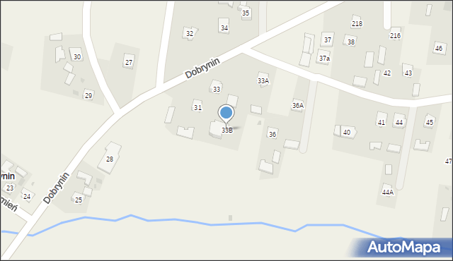 Dobrynin, Dobrynin, 33B, mapa Dobrynin