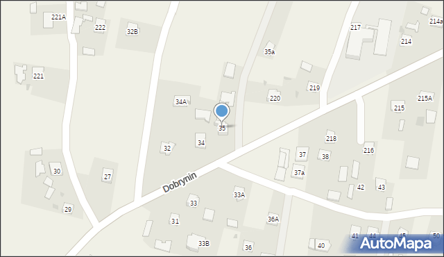 Dobrynin, Dobrynin, 35, mapa Dobrynin