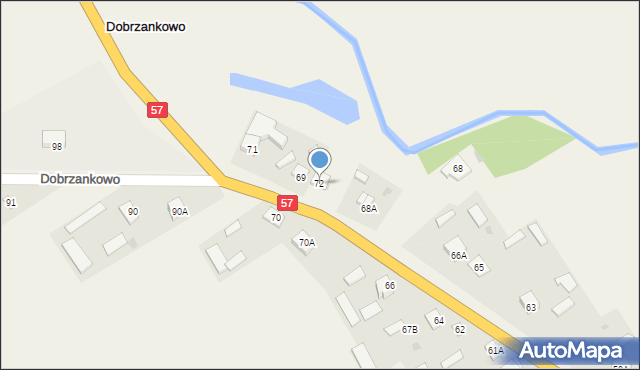 Dobrzankowo, Dobrzankowo, 72, mapa Dobrzankowo