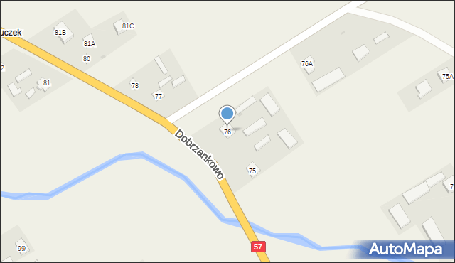 Dobrzankowo, Dobrzankowo, 76, mapa Dobrzankowo