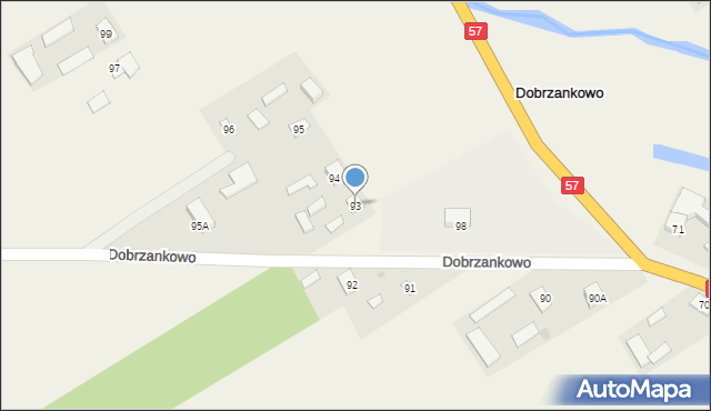 Dobrzankowo, Dobrzankowo, 93, mapa Dobrzankowo