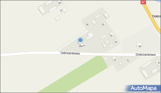 Dobrzankowo, Dobrzankowo, 95A, mapa Dobrzankowo