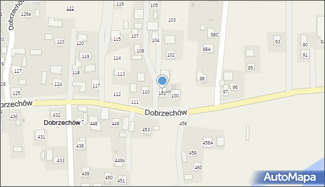 Dobrzechów, Dobrzechów, 101, mapa Dobrzechów