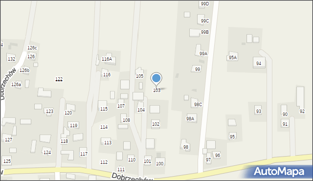 Dobrzechów, Dobrzechów, 103, mapa Dobrzechów