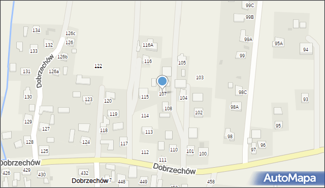 Dobrzechów, Dobrzechów, 107, mapa Dobrzechów