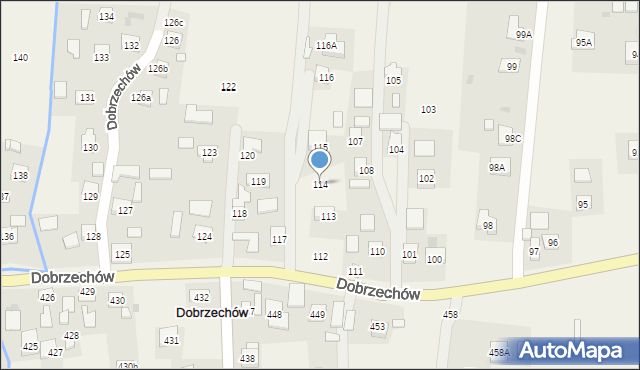 Dobrzechów, Dobrzechów, 114, mapa Dobrzechów