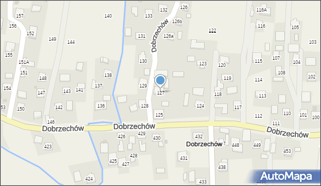 Dobrzechów, Dobrzechów, 127, mapa Dobrzechów