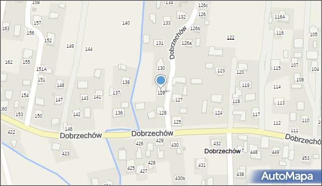 Dobrzechów, Dobrzechów, 129, mapa Dobrzechów