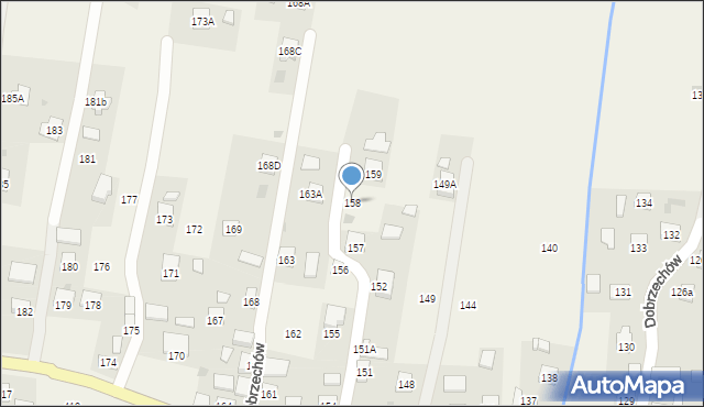 Dobrzechów, Dobrzechów, 158, mapa Dobrzechów