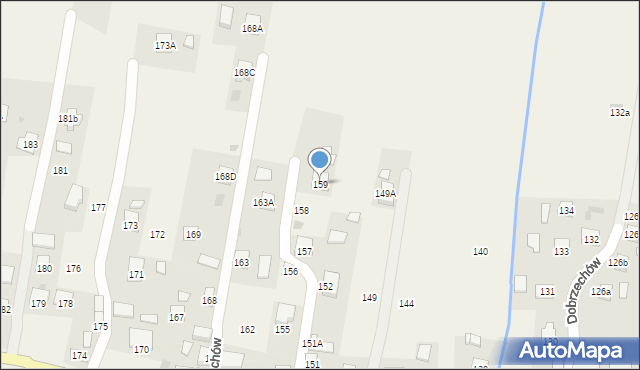 Dobrzechów, Dobrzechów, 159, mapa Dobrzechów