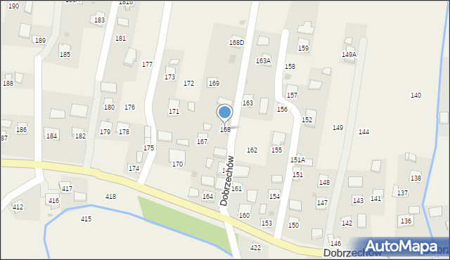 Dobrzechów, Dobrzechów, 168, mapa Dobrzechów