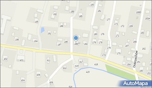 Dobrzechów, Dobrzechów, 184, mapa Dobrzechów