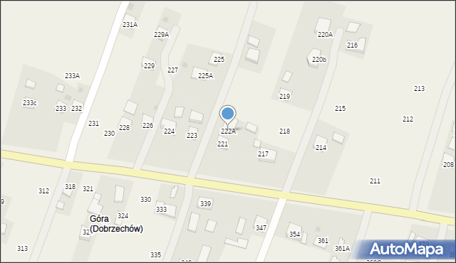 Dobrzechów, Dobrzechów, 222A, mapa Dobrzechów
