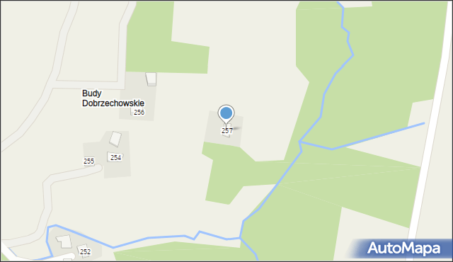 Dobrzechów, Dobrzechów, 257, mapa Dobrzechów