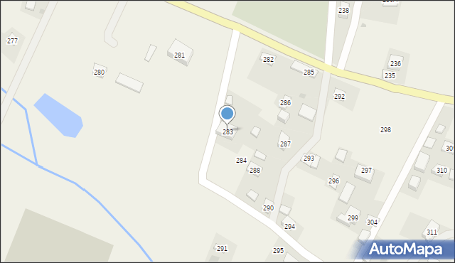 Dobrzechów, Dobrzechów, 283, mapa Dobrzechów