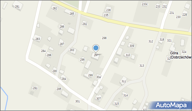 Dobrzechów, Dobrzechów, 297, mapa Dobrzechów