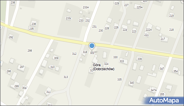Dobrzechów, Dobrzechów, 321, mapa Dobrzechów