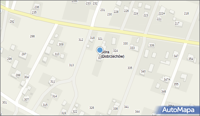 Dobrzechów, Dobrzechów, 325, mapa Dobrzechów