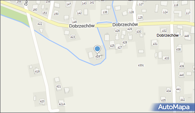 Dobrzechów, Dobrzechów, 424, mapa Dobrzechów