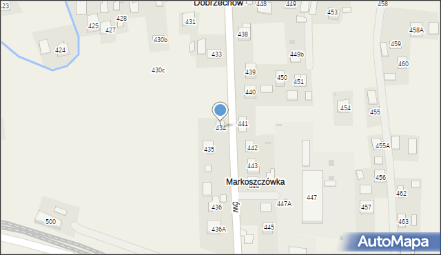 Dobrzechów, Dobrzechów, 434, mapa Dobrzechów
