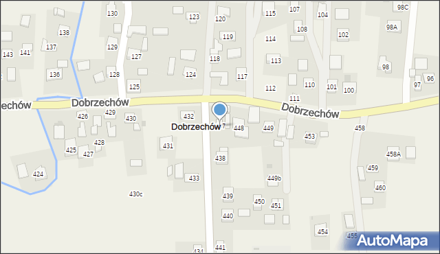 Dobrzechów, Dobrzechów, 437, mapa Dobrzechów
