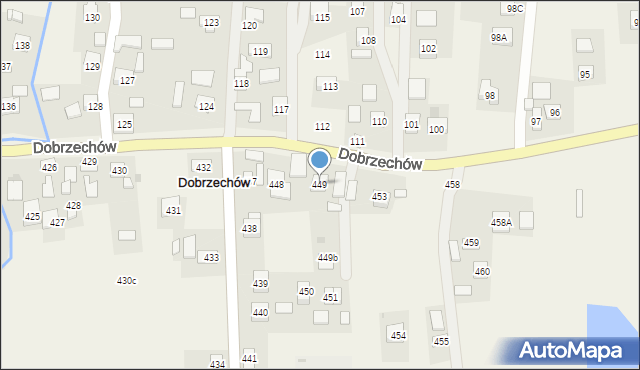 Dobrzechów, Dobrzechów, 449, mapa Dobrzechów