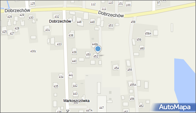 Dobrzechów, Dobrzechów, 452, mapa Dobrzechów