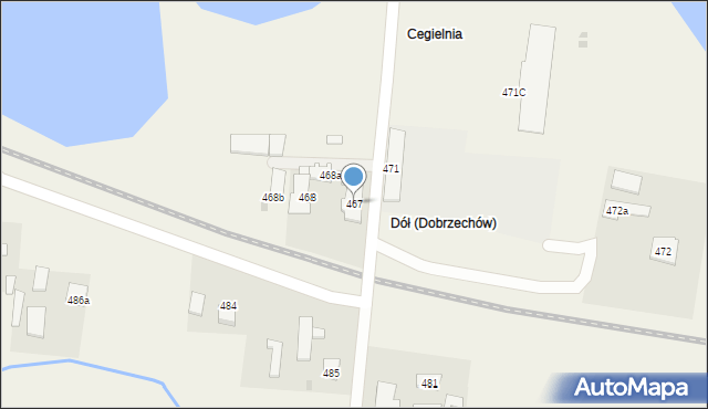 Dobrzechów, Dobrzechów, 467, mapa Dobrzechów