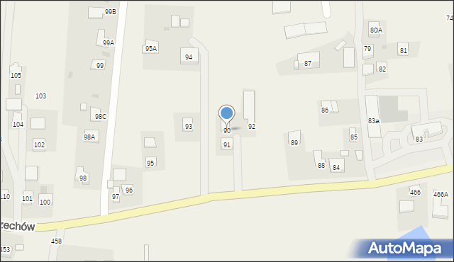 Dobrzechów, Dobrzechów, 90, mapa Dobrzechów
