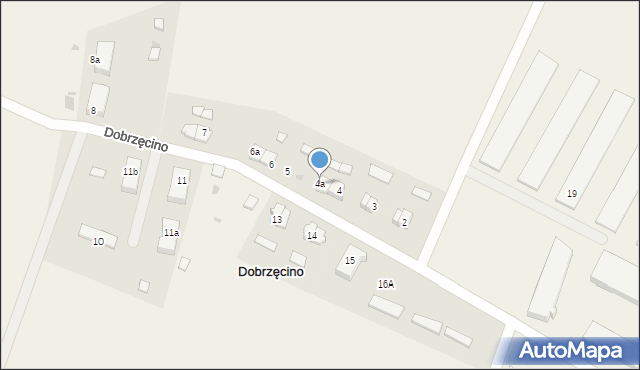 Dobrzęcino, Dobrzęcino, 4a, mapa Dobrzęcino