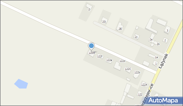 Dobrzejewice, Dobrzejewice, 122G, mapa Dobrzejewice
