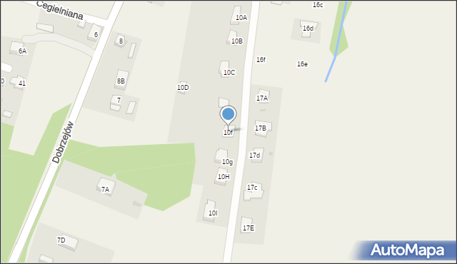 Dobrzejów, Dobrzejów, 10f, mapa Dobrzejów