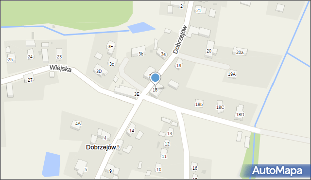 Dobrzejów, Dobrzejów, 18, mapa Dobrzejów