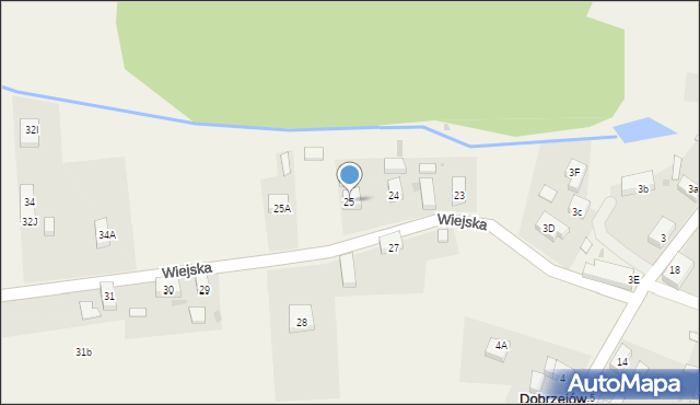 Dobrzejów, Dobrzejów, 25, mapa Dobrzejów
