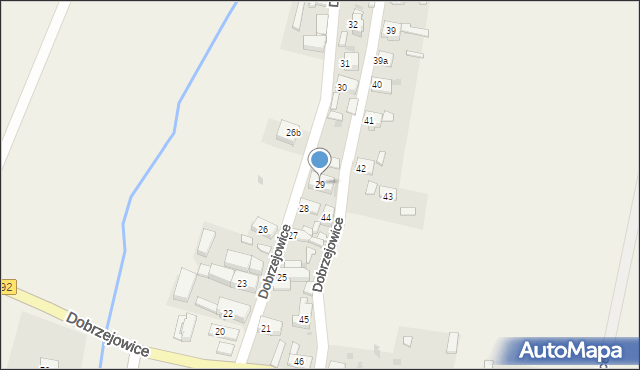 Dobrzejowice, Dobrzejowice, 29, mapa Dobrzejowice