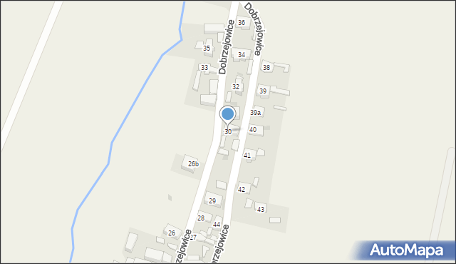 Dobrzejowice, Dobrzejowice, 30, mapa Dobrzejowice