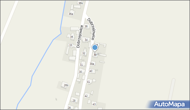 Dobrzejowice, Dobrzejowice, 39, mapa Dobrzejowice
