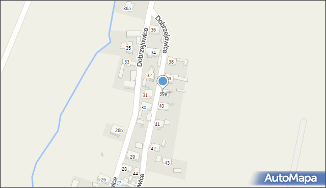 Dobrzejowice, Dobrzejowice, 39a, mapa Dobrzejowice