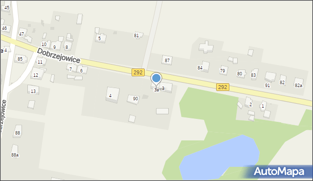 Dobrzejowice, Dobrzejowice, 3a, mapa Dobrzejowice