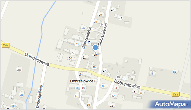 Dobrzejowice, Dobrzejowice, 45, mapa Dobrzejowice