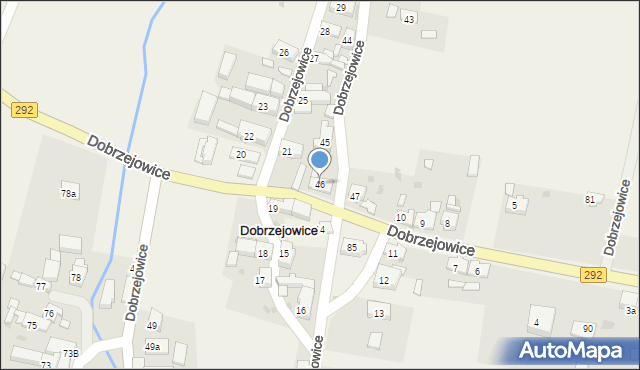 Dobrzejowice, Dobrzejowice, 46, mapa Dobrzejowice