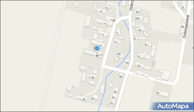 Dobrzejowice, Dobrzejowice, 68, mapa Dobrzejowice