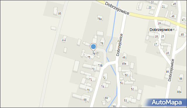 Dobrzejowice, Dobrzejowice, 76, mapa Dobrzejowice