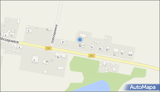 Dobrzejowice, Dobrzejowice, 84, mapa Dobrzejowice
