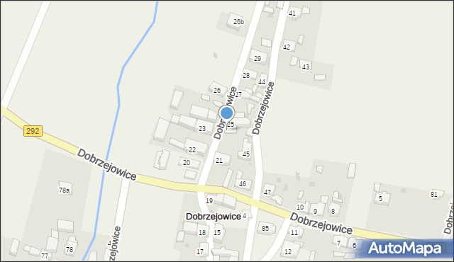 Dobrzejowice, Dobrzejowice, 92, mapa Dobrzejowice