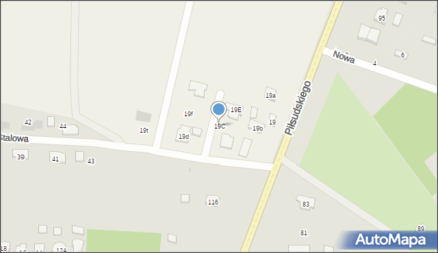 Dobrzelów, Dobrzelów, 19C, mapa Dobrzelów